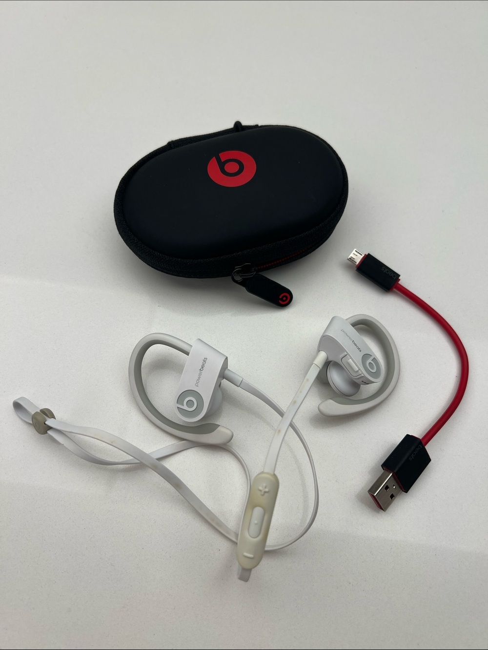 Beats by Dre_ Powerbeats 2 Wireless Earphones- White/Black